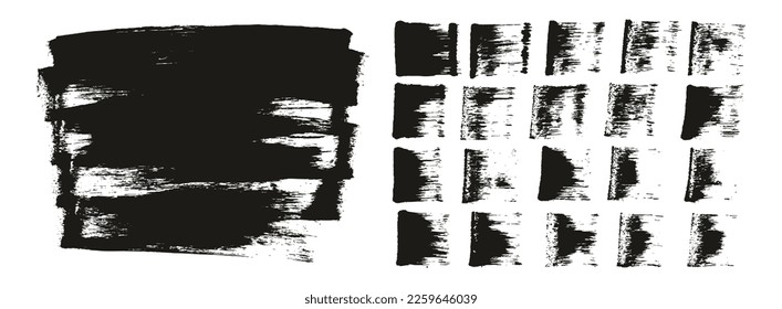 Flat Sponge Regular Artist Brush Long Background And Straight Lines Mix High Detail Abstract Vector Background Mix Set 