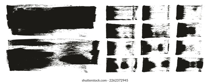Flat Sponge Regular Artist Brush Long Background And Straight Lines Mix High Detail Abstract Vector Background Mix Set 