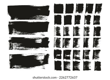 Flat Sponge Regular Artist Brush Long Background And Straight Lines Mix High Detail Abstract Vector Background Mix Set 