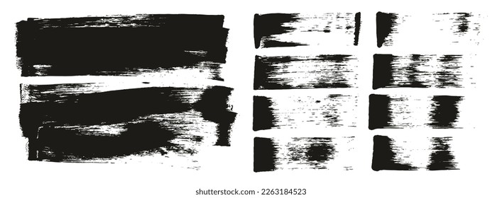 Flat Sponge Regular Artist Brush Long Background And Straight Lines Mix High Detail Abstract Vector Background Mix Set 