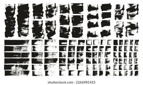 Flat Sponge Regular Artist Brush Short Background And Straight Lines Mix High Detail Abstract Vector Background MEGA Mix Set 
