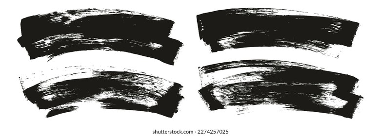 Fondo curvo de pincel de artista regular de esponja plana de fondo de alto detalle Resumen conjunto de fondo de vectores 