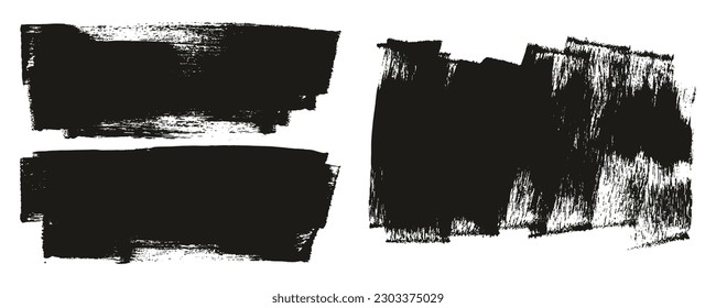 Flat Sponge Thick Artist Brush Long Background Mix High Detail Abstract Vector Background Mix Set 