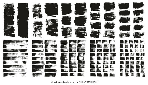Flat Sponge Thin Artist Brush Short Background And Straight Lines Mix High Detail Abstract Vector Background Ultra Mix Set 