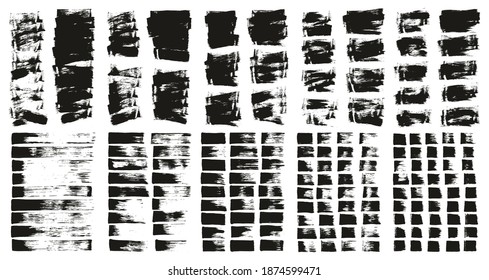 Flat Sponge Thin Artist Brush Short Background And Straight Lines Mix High Detail Abstract Vector Background Ultra Mix Set 