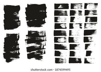 Esponja plana Pincel de Artista delgado Fondo corto y líneas rectas Mezcla de fondo de vectores abstracto de alto detalle 