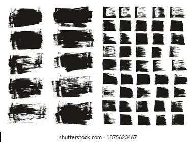 Flat Sponge Thin Artist Brush Short Background And Straight Lines Mix High Detail Abstract Vector Background Mix Set 