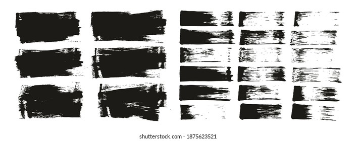 Flat Sponge Thin Artist Brush Short Background And Straight Lines Mix High Detail Abstract Vector Background Mix Set 