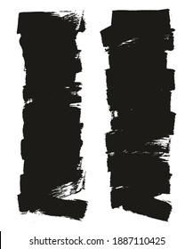 Flachflatter-Spontanzauber mit kurzen Hintergrund, hochdetailliertes abstraktes Vektorhintergrundset 