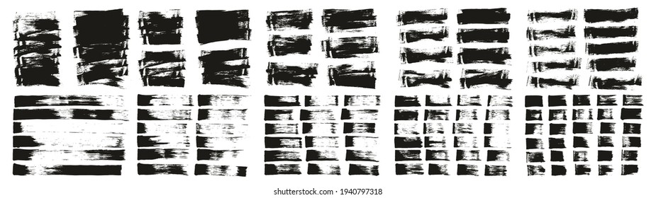 Flat Sponge Thin Artist Brush Short Background And Straight Lines Mix High Detail Abstract Vector Background Ultra Mix Set 