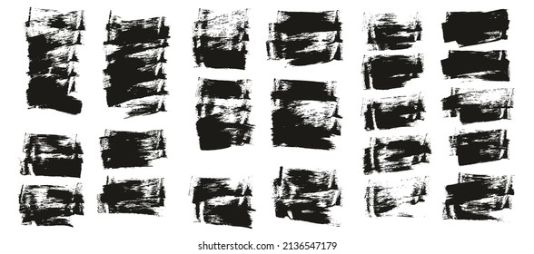 Esponja plana Pincel de Artista delgado Fondo corto Detalle Abstracto de fondo conjunto de vectores EXTRA