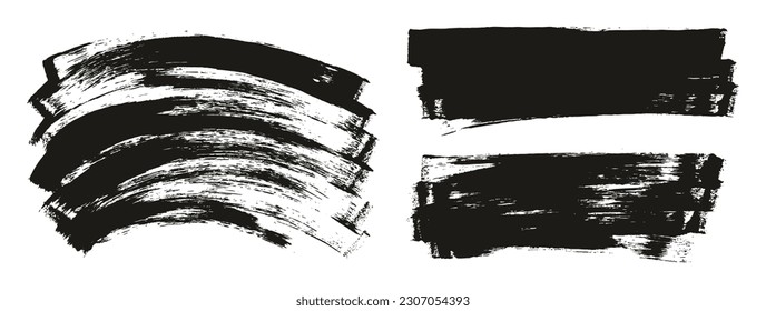 Flat Sponge Thin Artist Brush Long And Curved Background Mix High Detail Abstract Vector Background Mix Set 