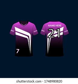 Flat Sport Uniform Design
