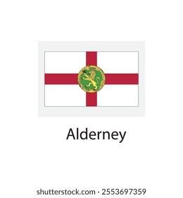Flat square icon of Albania flag. Simple vector illustration.