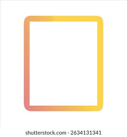 Flat square icon modern illustration design concept isolated