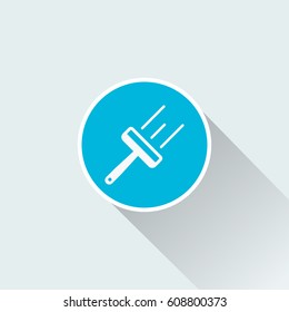 flat squeegee icon