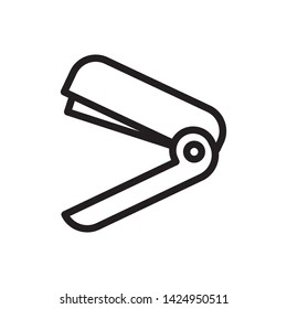 flat stapler icon symbol sign, logo template, vector, eps 10
