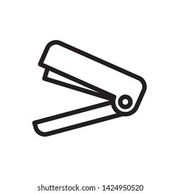 flat stapler icon symbol sign, logo template, vector, eps 10
