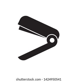flat stapler icon symbol sign, logo template, vector, eps 10