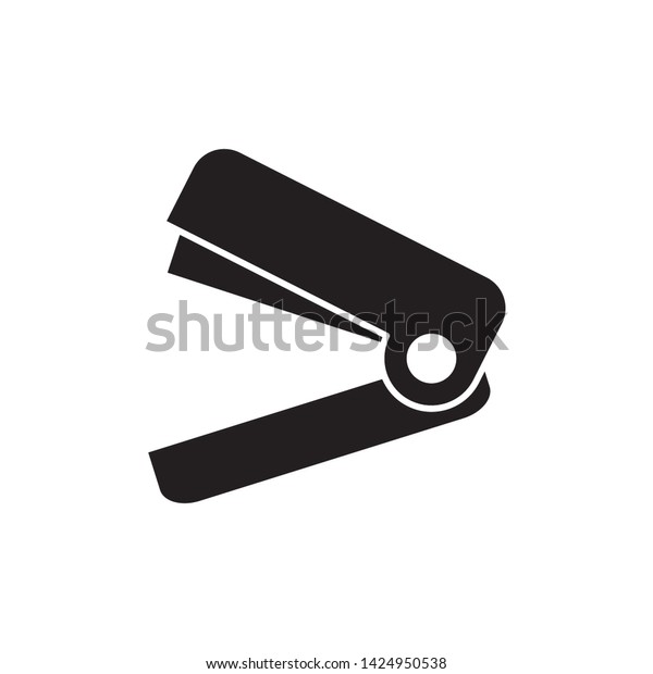 Flat Stapler Icon Symbol Sign Logo Stock Vector Royalty Free