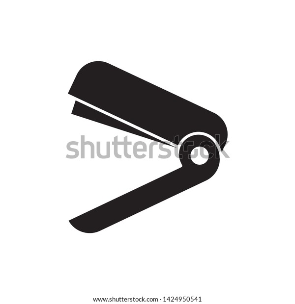 Flat Stapler Icon Symbol Sign Logo Stock Vector Royalty Free