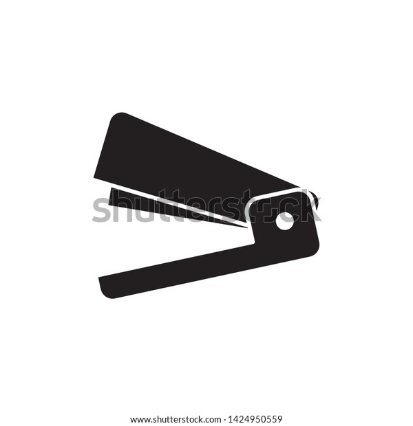 Flat Stapler Icon Symbol Sign Logo Stock Vector Royalty Free