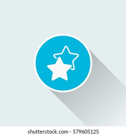 flat star icon