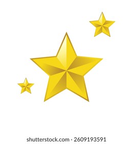 Flat Star Vector Symbol Design