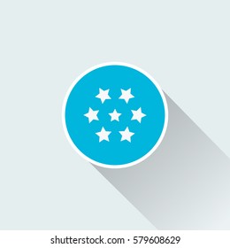 flat stars icon