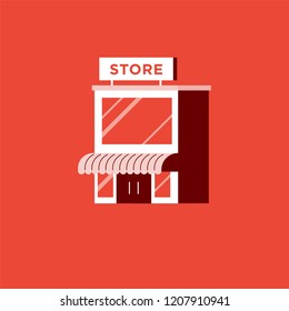 Flat Store Icon Design