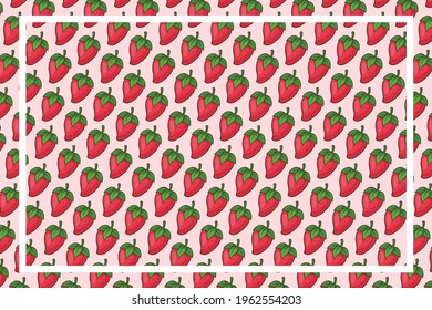 Flat Strawberry Fruit Vector Free Vector
