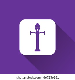 flat street light icon