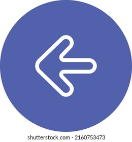 Icono de flecha de concepto de línea de trazo plano izquierda descarga a la derecha