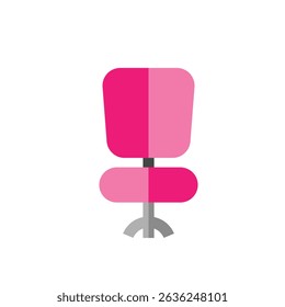 Design de Ícone de Cadeira de Estudo Plano