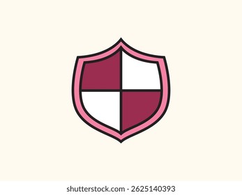 Icono de antivirus de estilo plano con un escudo y un símbolo de virus. Perfecto para ciberseguridad, protección e interfaces tecnológicas. Diseño de Vector totalmente editable.
