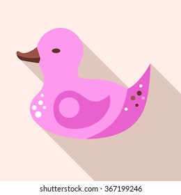 flat style baby accessories bath duck