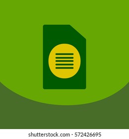 Flat style blank, realistic notepad, notebook on square. free blank