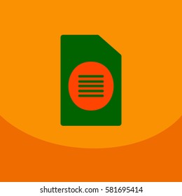 Flat style blank, realistic notepad, notebook on square. free blank