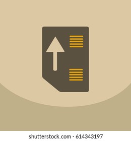 Flat style blank, realistic notepad, notebook on square. free blank