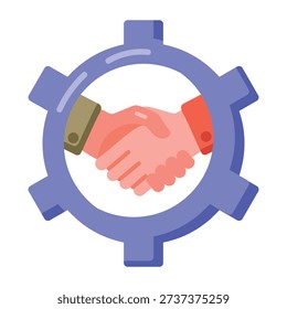  Flat Style Business and team  Icon