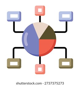  Flat Style Business and team  Icon