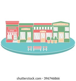 Flat style cafe restaurant bistro l 