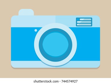 Flat Style Camera Icon