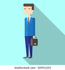 flat style character