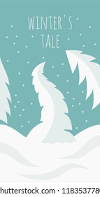 Flat style christmas holiday elements for greeting card, poster design. Vector illustration