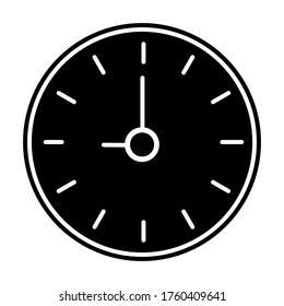 
flat style clock design. clock theme.