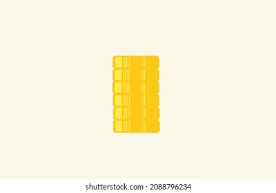 Flat style Coins icon. Vector stack of golden coin.Detailed gold coin NFT non fungible token with pcb tracks on dark red background. Pay for unique collectibles in games or art. Vector illustration.