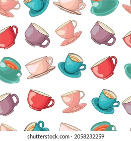 Flat style. Decorative design for cafeteria, posters, banners, postcards.