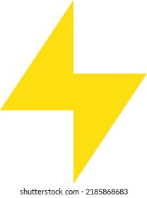 flat style design illustration icon
of flash thunder icon
