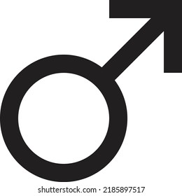 flat style design illustration icon
of sex masculine icon 